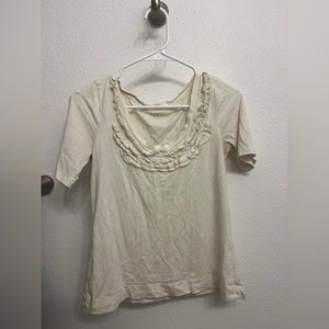 Ann Taylor ruffle shirt